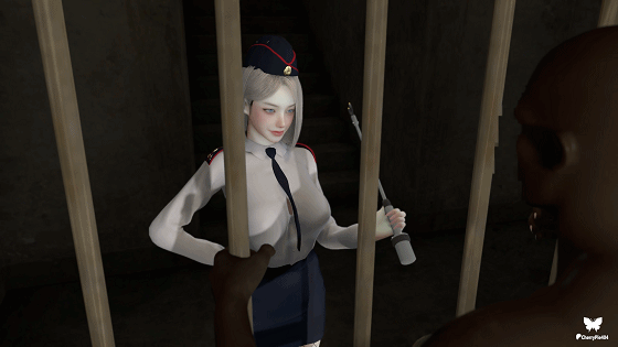 [3D/动态/VAM] CherryPie404 6月新作：prisoner and dog 性感女狱警被黑人囚犯俘虏侵犯 [614M/FM/百度]