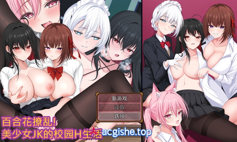 [国产回合RPG/拘束制服/官中] 百合花撩乱!美少女的百合生活 v1.0.1STEAM官方繁体中文[1.20G]