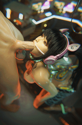 [3D/无修/CV] MEGAERA 7月新作：伊芙 性感女神娴熟口技吸茎侍奉 [1.9G/FM/百度]
